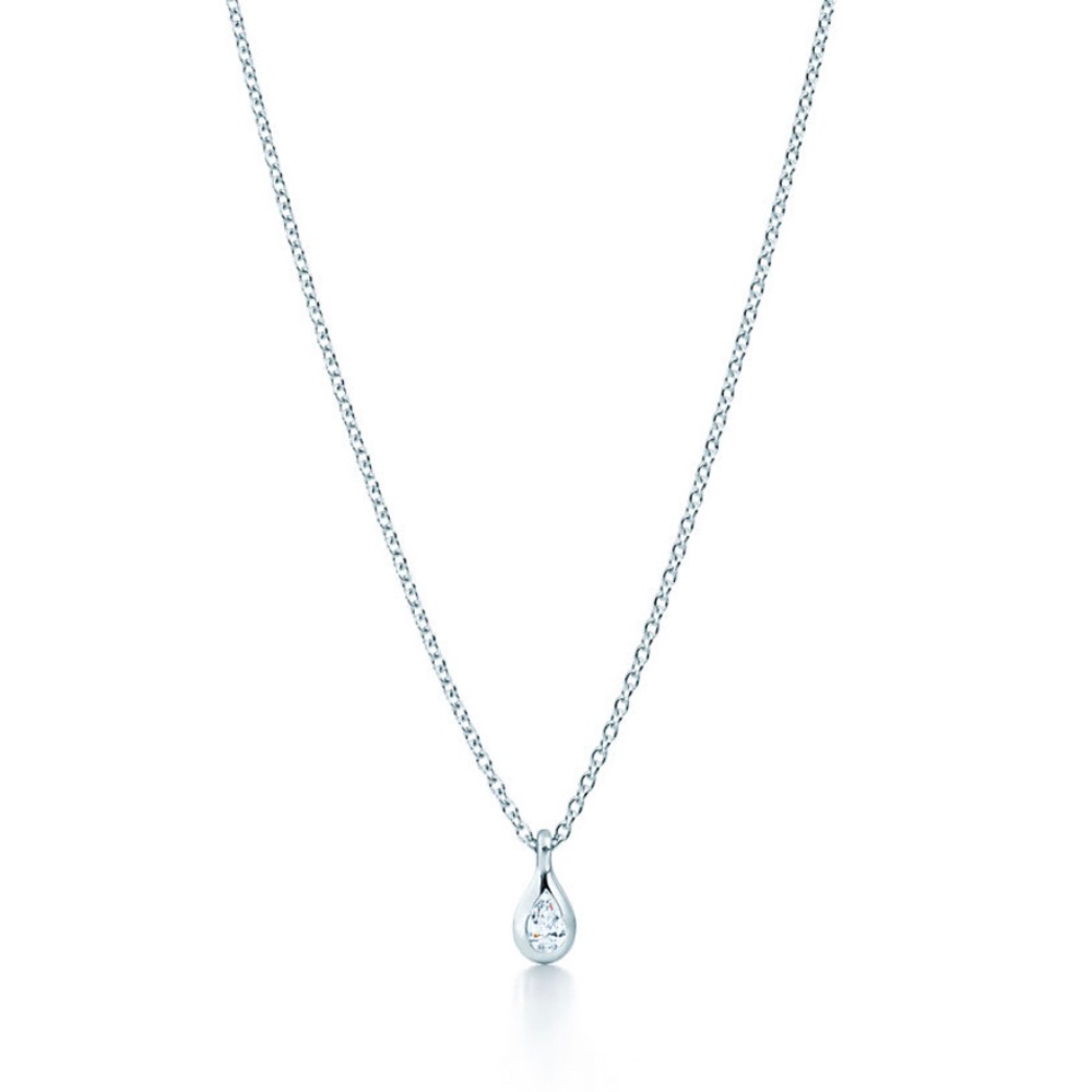 Tiffany diamond pendant necklace